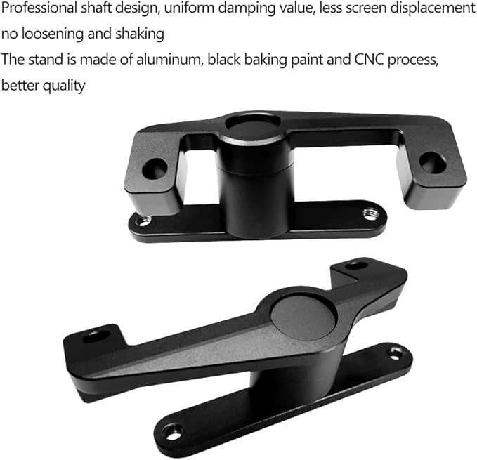 Tesla Model Y/3 Screen Swivel Tilt Mount,Four Directions UP/Down/Left/Right, Fit for Tesla Model 3 2017-2023/Model Y 2019-2024 Screen Rotating Holder Aluminium Alloy Navigation Bracket.