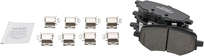 TRQ Rear Brake Pads Ceramic Compatible with 2017-2021 Honda Clarity