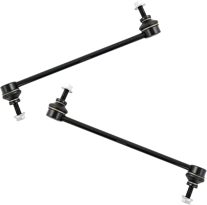 TRQ Front Driver and Passenger Side Sway Bar Link Set 2 Piece Compatible with 13-16 Dodge Dart 15 Chrysler 200 16-17 200 LX 16-17 200 C Front Wheel Drive 16-17 200 Limited
