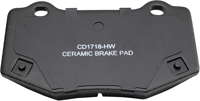 TRQ Rear Brake Pads Ceramic Hardware Wear Sensor Compatible with 2016-2019 Cadillac ATS 2016-2020 Chevrolet Camaro 2014-2019 Corvette