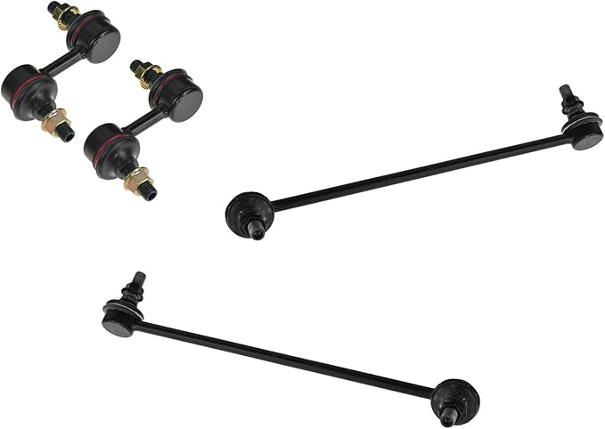 TRQ Front & Rear Sway Bar Stabilizer Link Set Compatible with 2001-2005 Chrysler Sebring Dodge Stratus 2000-2005 Mitsubishi Eclipse 1999-2003 Galant