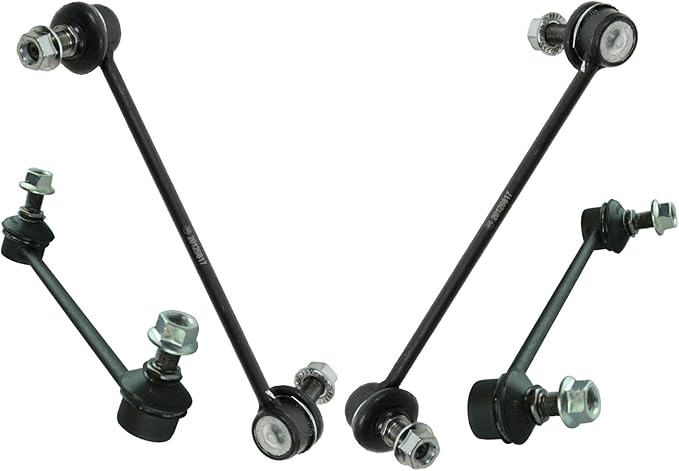 TRQ Sway Bar Stabilizer Link Set Front & Rear Compatible with 05-10 Sportage 05-09 Tucson