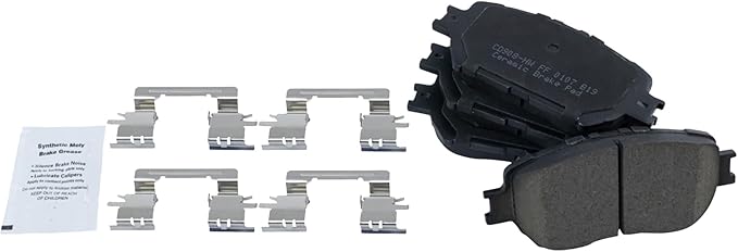 TRQ Front Brake Pads Ceramic Compatible with 2006 Lexus GS300 2009-2015 IS250 2002-2006 Toyota Camry