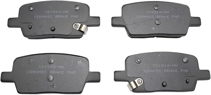 TRQ Rear Brake Pads Ceramic Compatible with 2018-2021 Buick Enclave 2016-2019 Cadillac CT6 2017-2021 XT5 2020-2021 XT6 2019-2021 Chevrolet Blazer Camaro Traverse GMC Acadia