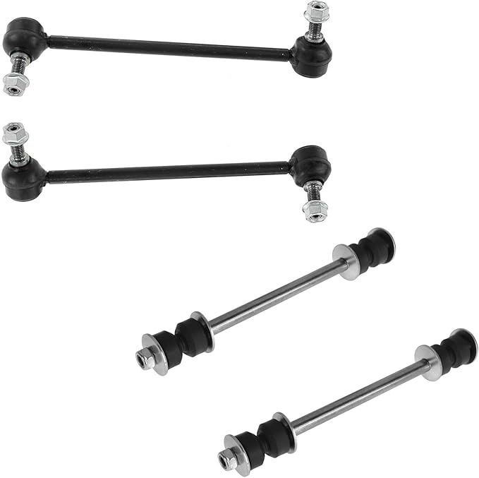 TRQ Front & Rear Sway Bar Stabilizer Link Set Compatible with 1996-2007 Ford Taurus 1996-2005 Mercury Sable