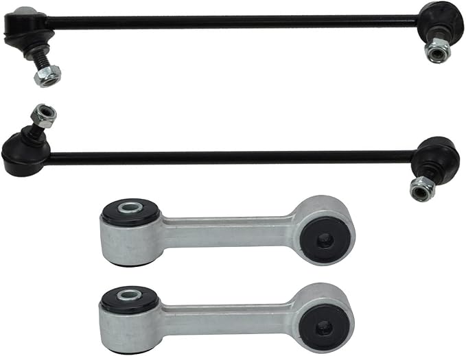 TRQ Sway Bar Stabilizer Link Set Front & Rear Compatible with 01-05 325xi 330xi