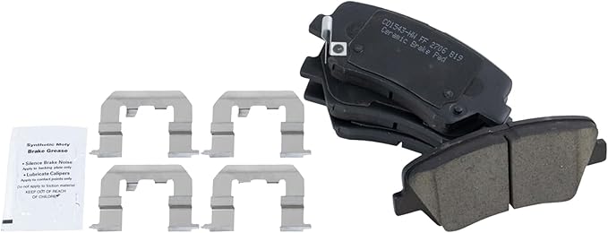 TRQ Front Brake Pads Ceramic Compatible with 2011-2016 Hyundai Elantra 2013-2014 Elantra Coupe 2013-2016 Elantra GT 2012-2016 Veloster 2014-2016 Kia Forte Forte Koup Forte5