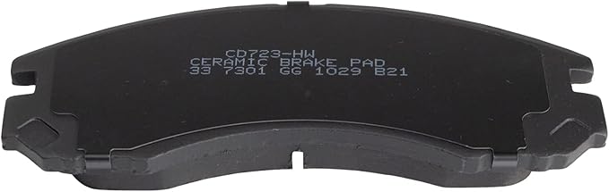 TRQ Front Brake Pads Ceramic Compatible with 1997-2004 Mitsubishi Diamante 2000 Eclipse Galant 2009-2014 Lancer 2005-2020 Outlander
