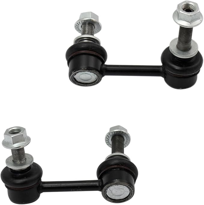 TRQ Front Driver and Passenger Side Sway Bar Link Set 2 Piece Compatible with 06 Lexus GS300 AWD 06-15 IS250 AWD 07-20 GS350 AWD 18-24 IS300 AWD 11-21 IS350 AWD 23-24 IS350 AWD 15-24 RC350 AWD