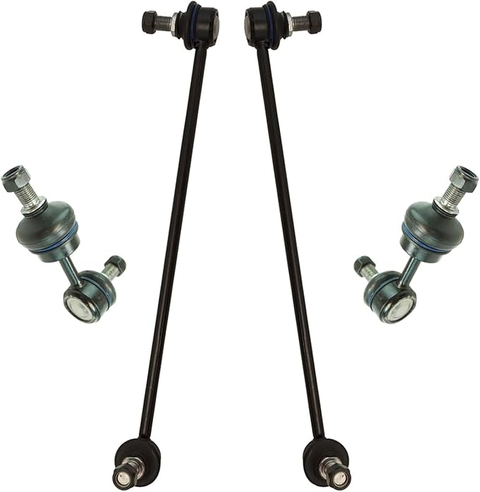 TRQ Front & Rear Sway Bar Stabilizer Link Set Compatible with 2011-2012 Hyundai Sonata Kia Optima