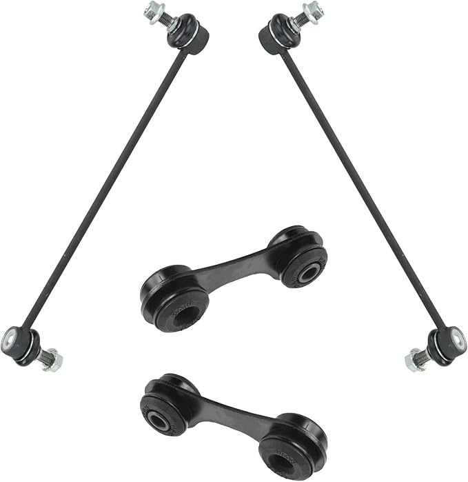 TRQ Front & Rear Sway Bar Stabilizer Link Set Compatible with 2003-2011 Saab 9-3 2010-2011 9-3X
