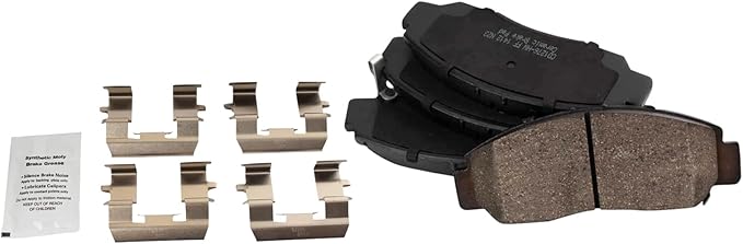 TRQ Front Ceramic Brake Pad Set Compatible with 06-11 Honda Civic GX 03-04 Accord V6 3.0L Automatic Transmission 03-04 Accord V6 3.0L Manual Transmission