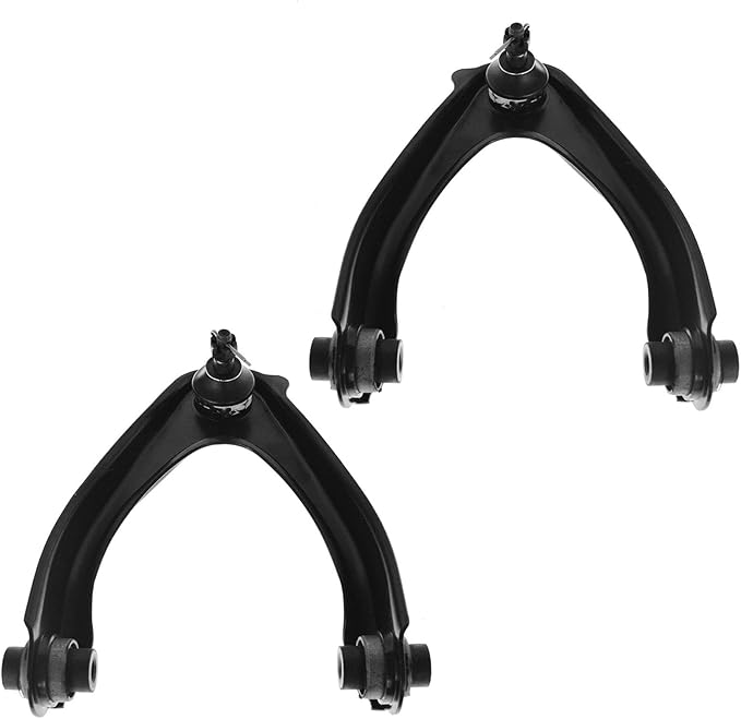 TRQ Front Upper Driver and Passenger Side Control Arm and Ball Joint Set 2 Piece Compatible with 1997-2001 Honda CR-V