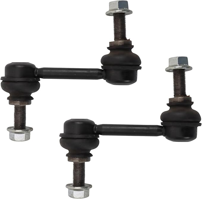 TRQ Front Driver and Passenger Side Sway Bar Link Set 2 Piece Compatible with 2017-2023 Nissan TITAN Rear Wheel Drive