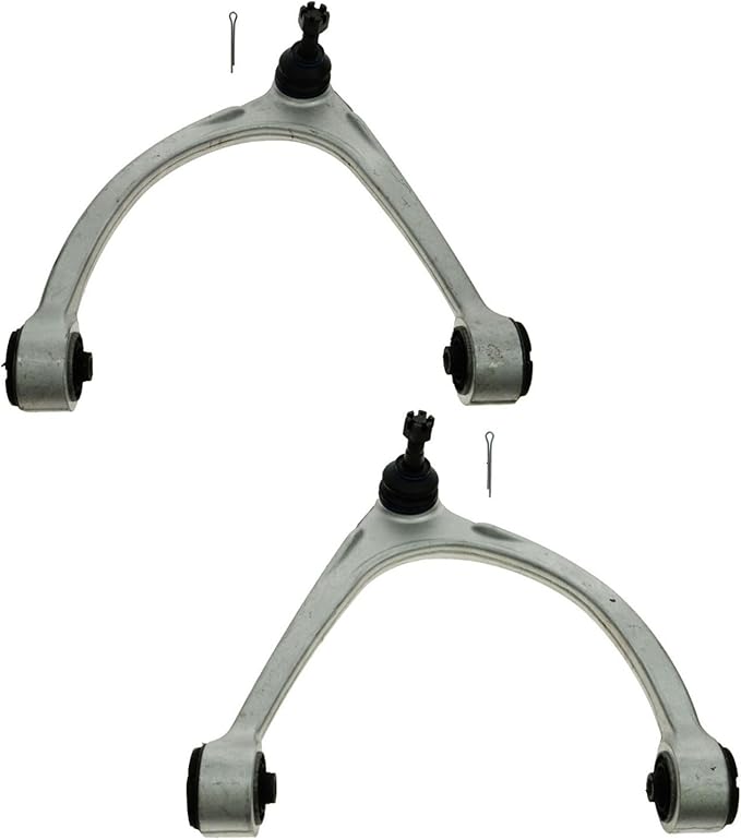 TRQ Front Left and Right Upper Control Arm with Ball Joint Set 2 Piece Compatible with 2001-2006 Lexus LS430