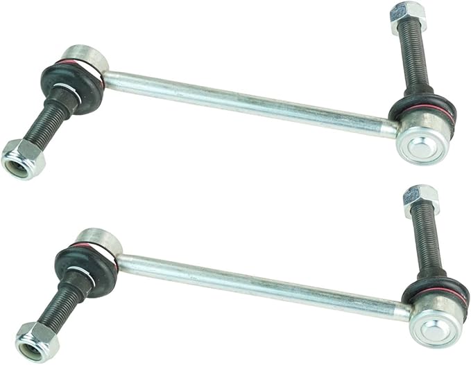TRQ Front Driver and Passenger Side Sway Bar Link Set 2 Piece Compatible with 06-11 Mercedes-Benz ML350 06-07 ML500 07-09 GL320 07-12 GL450 08-12 GL550 09-12 R350 07-09 ML320 07-11 ML63 AMG