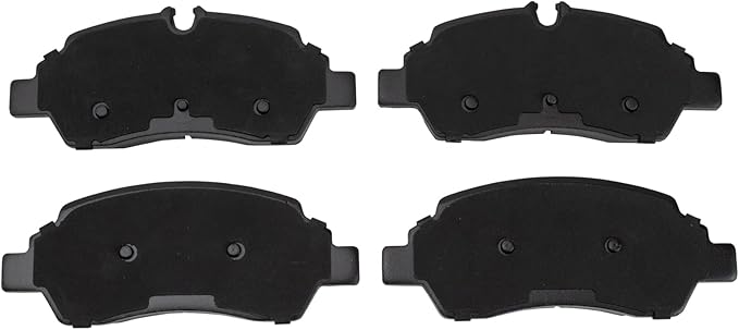 TRQ Rear Ceramic Brake Pad Set Includes Contact Point Grease Compatible with 2015-2019 Ford Transit-250 2015-2019 Transit-350 2015-2019 Transit-350 HD