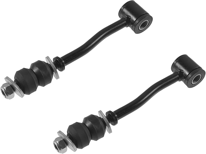 TRQ Front Driver and Passenger Side Sway Bar Link Set 2 Piece Compatible with 1991-2001 Jeep Cherokee 1993-1995 Grand Cherokee 1991-1992 Comanche 1993 Grand Wagoneer