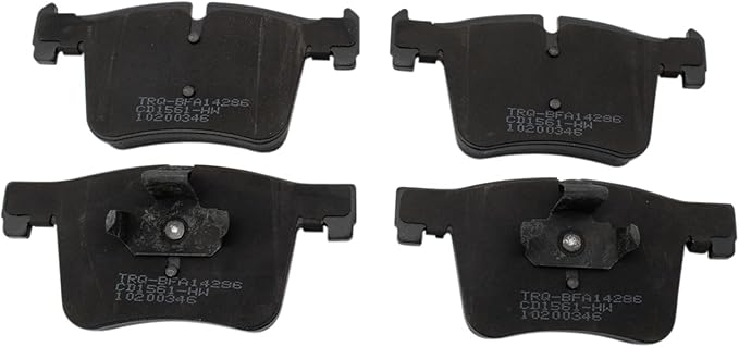 TRQ Front Ceramic Brake Pad Set Compatible with BMW X3 320 228 328 335 435 428 430