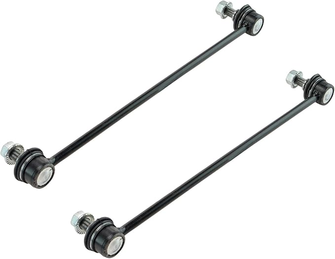 TRQ Front Driver and Passenger Side Sway Bar Link Set 2 Piece Compatible with 2007-18 Toyota Yaris 2012-19 Prius C 2008-14 Scion xD
