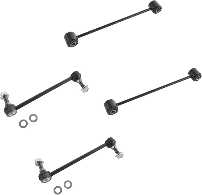 TRQ Front & Rear Sway Bar Stabilizer Link Set Compatible with 2005-2022 Chrysler 300 2017-2022 Dodge Challenger 2007-2022 Charger 2005-2008 Magnum
