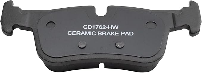 TRQ Rear Ceramic Brake Pad Set Compatible with 14-20 BMW i3 18-20 i3s 16-22 X1 18-22 X2 20-22 228i xDrive Gran Coupe 22 228i Gran Coupe 16-22 Mini Cooper Clubman 17-22 Cooper Countryman 20-22 Cooper