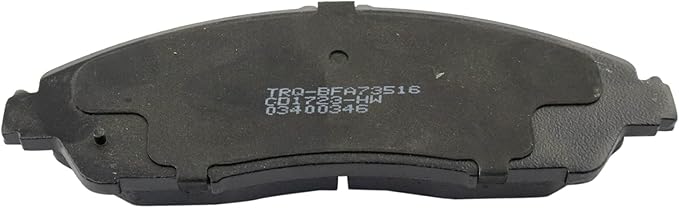 TRQ Front Brake Pads Ceramic Hardware Wear Sensor Compatible with 2014-2020 Acura MDX 2016-2022 Honda Pilot 2017-2021 Ridgeline