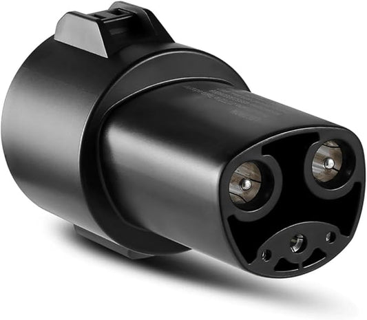 Lectron J1772 to Tesla Adapter 80 Amp (240V) - EV Charging Adapter Compatible with Tesla Model S/3/X/Y/Cybertruck and All Electric Vehicles in the NACS Alliance (Black)