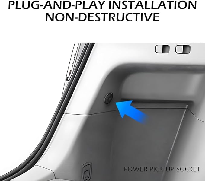 Tlyard Tesla Model Y Car Refrigerator, 22°F Cooling, AI 3-Mode Cooling, Ultra-Low 0.5kWh Power Consumption, Easy Install, Perfect for Tesla Model Y 2020-2025(15L)