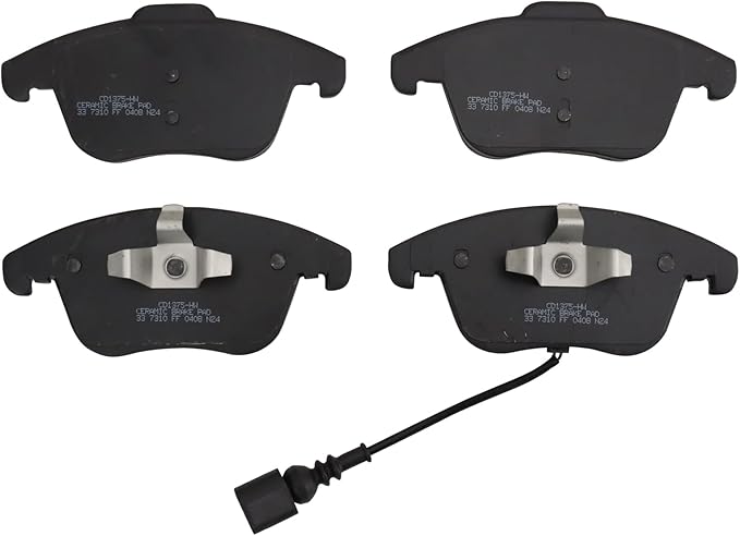 TRQ Front Brake Pads Ceramic Compatible with 2015-2018 Audi Q3 2015-2018 Q3 Quattro 2012-2020 Volkswagen Passat 2009-2017 Tiguan 2017-2018 Tiguan Limited