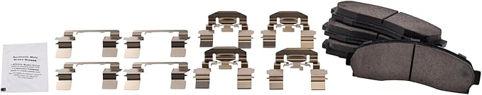 TRQ Front Premium Posi Ceramic Disc Brake Pads Kit for SUV Pickup Truck