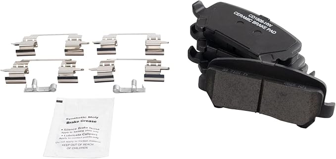 TRQ Rear Brake Pads Ceramic Compatible with 2015-2020 Chevrolet Colorado 2015-2020 GMC Canyon