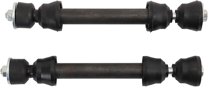 TRQ Front Sway Bar Link Kit Pair Set of 2 Compatible with Chevy GMC Pickup Truck SUV 4WD 4x4