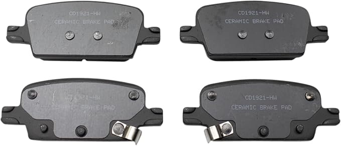 TRQ Rear Brake Pads Ceramic Compatible with 2016-2020 Chevrolet Malibu