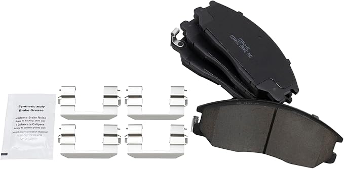 TRQ Front Brake Pads Ceramic Compatible with 2001-2006 Hyundai Santa Fe 2001 XG300 2002-2003 XG350 2002-2005 Kia Sedona