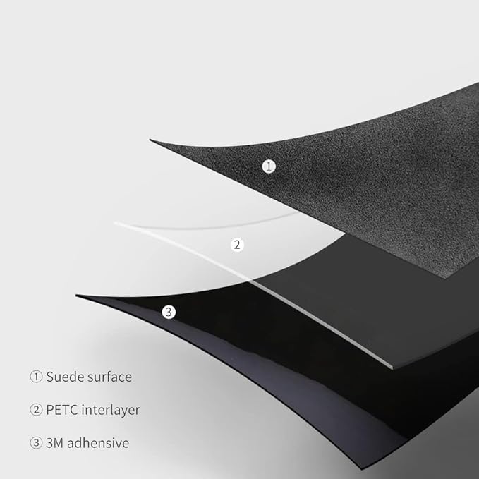 frani Center Console Wrap (Suede Edition) Designed for Tesla Model 3/Y 2021-2025,Tesla Center Console Cover for Model 3/Y(Not for Model 3 Highland 2024-2025)