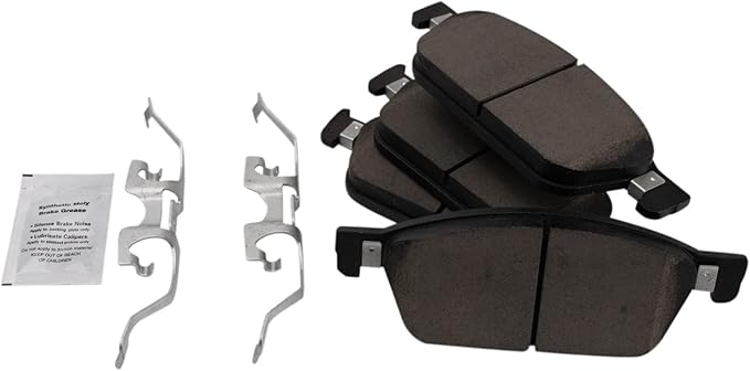 TRQ Front Brake Pads Ceramic Compatible with 2015-2018 Ford Focus 2015-2019 Lincoln MKC
