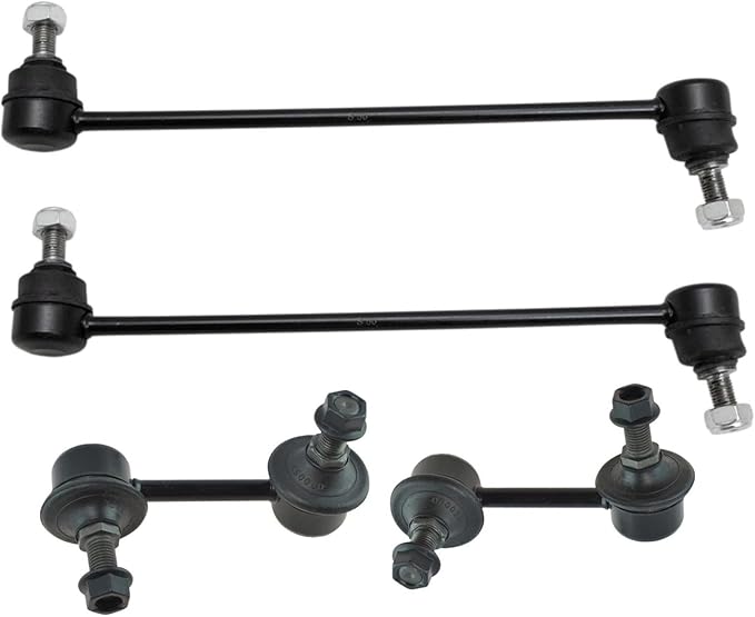 TRQ Sway Bar Stabilizer Link Set Front & Rear Compatible with 2011-2014 Chrysler 200 2007-2010 Sebring 2008-2014 Dodge Avenger