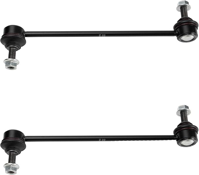 TRQ Front Driver and Passenger Side Sway Bar Link Set 2 Piece Compatible with 2015-2022 Ram ProMaster City