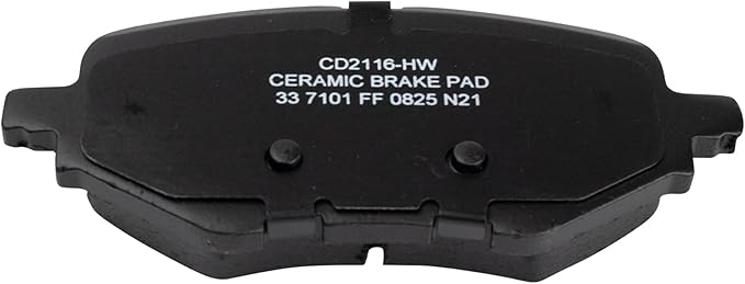 TRQ Rear Brake Pads Ceramic Compatible with 2017-2021 Honda Clarity