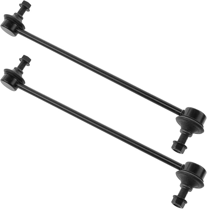TRQ Front Driver and Passenger Side Sway Bar Link Set 2 Piece Compatible with 13-19 Ford Escape 12-18 Focus 10-13 Mazda 3 15-22 Transit Connect 15-19 Lincoln MKC 13-18 C-Max 04-11 Volvo S40 06-13 C70