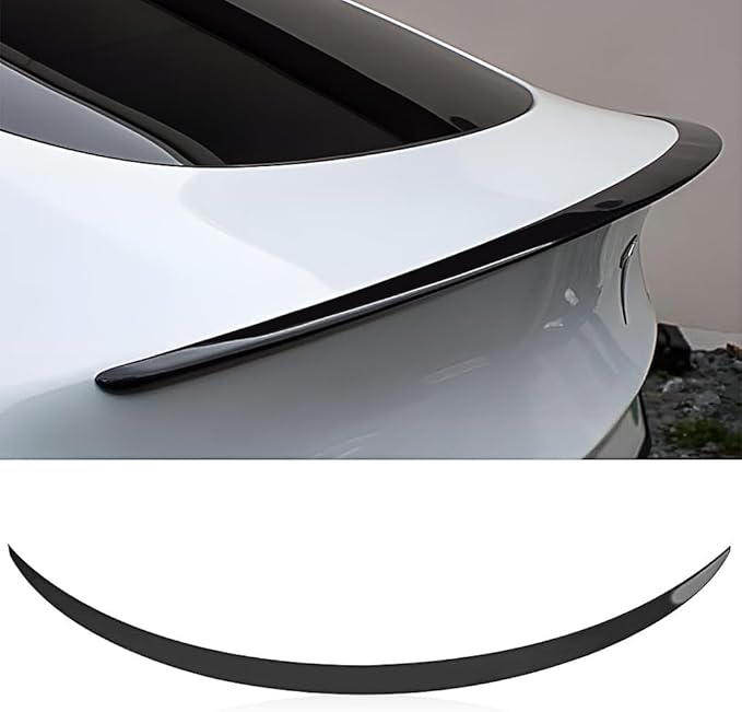 for 2017-2023 Tesla Model 3 Rear Spoiler Model 3 Accessories Rear Trunk Lip Wing (Gloss Black)