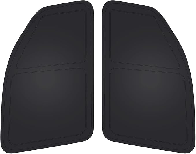 T TGBROS Windshield Sun Shade for Dodge RAM 1500 2019-2025 Car Window Shades Thicken UV Block and Blackout Privacy Foldable Sunshades 2PCS Accessories Keep Cool Sun Visor Covers