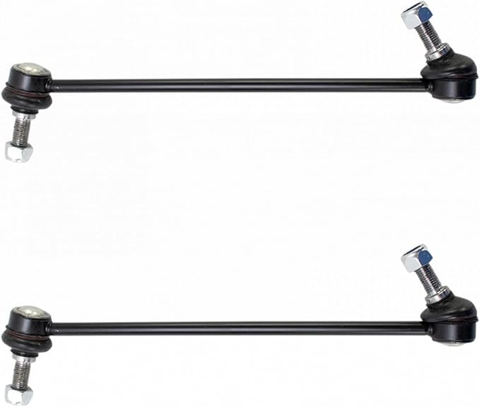 TRQ Front Sway Bar Link Set 2 Piece Compatible with 11-16 BMW 528i 12-16 528i xDrive 11-16 535i 11-16 535i xDrive 14-16 535d 14-16 535d xDrive 11-16 550i 11-16 550i xDrive 10-17 535i GT