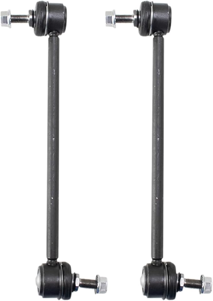 TRQ Front Left and Right Sway Bar Link Set 2 Piece Compatible with 14-22 Jeep Cherokee Front Wheel Drive Front Left and Right 16-17 Chrysler 200 S Front Wheel Drive Front Left and Right
