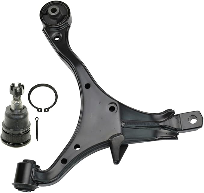 TRQ Front Right Lower Control Arm with Ball Joint Set Passenger Side Compatible with 2002-2006 Honda CR-V