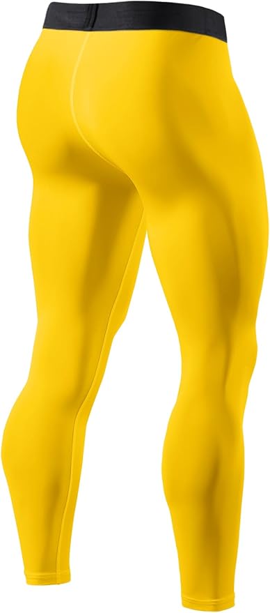 TSLA Men's Compression Pants - Cool Dry Athletic Sports Workout Running Tights Leggings Baselayer