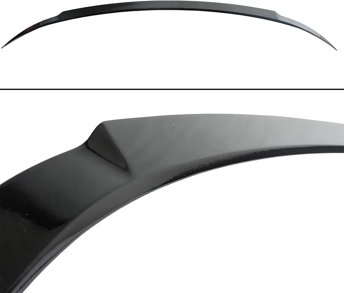 STSEV01 Rear Spoiler Fit for Tesla New Model Y Juniper 2026, Model YL-Style Performance Type ABS Wing Sporty Appearance, Trunk DeckLid Lip Exterior Accessories, Tape Installation (Gloss Black)