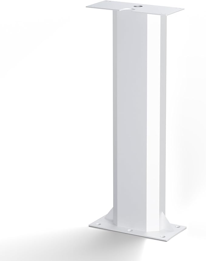 EV Charger Pedestal, Outdoor EV Charger Stand, Pedestal for Charging Station, Applicable to All Charging Case Styles, Floor Mounted, All Weather, Electric Vehicle Pile, Silver-Gray
