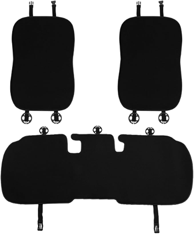 Rear Seat Cushion for Tesla Model Y Juniper 2020-2026 Car Back Seat Cover Soft and Non-Slip Car Seat Bottom Protector for Model Y Launch Series Accessories, Black